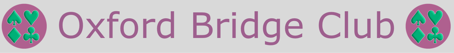 Oxford Bridge Club CIO Email Banner